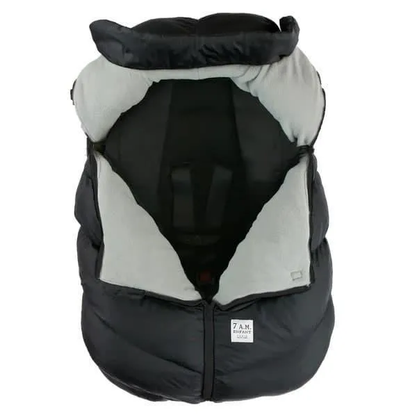 7AM CAR SEAT COCOON - Black