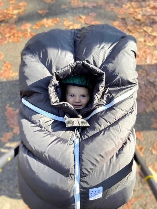 7AM CAR SEAT COCOON - Black