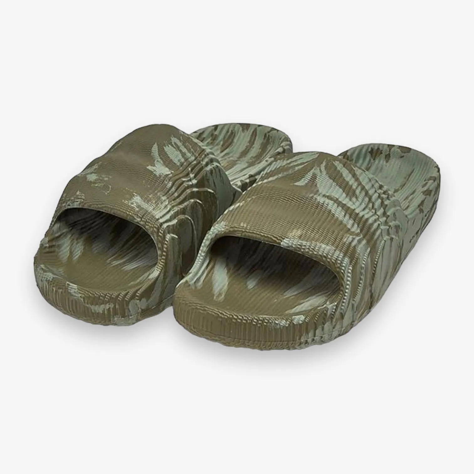 Adidas Adilette 22 Olive Marble HP6517