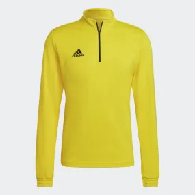 ADIDAS ENTRADA 22 TRAINING TOP TEAM YELLOW BLACK