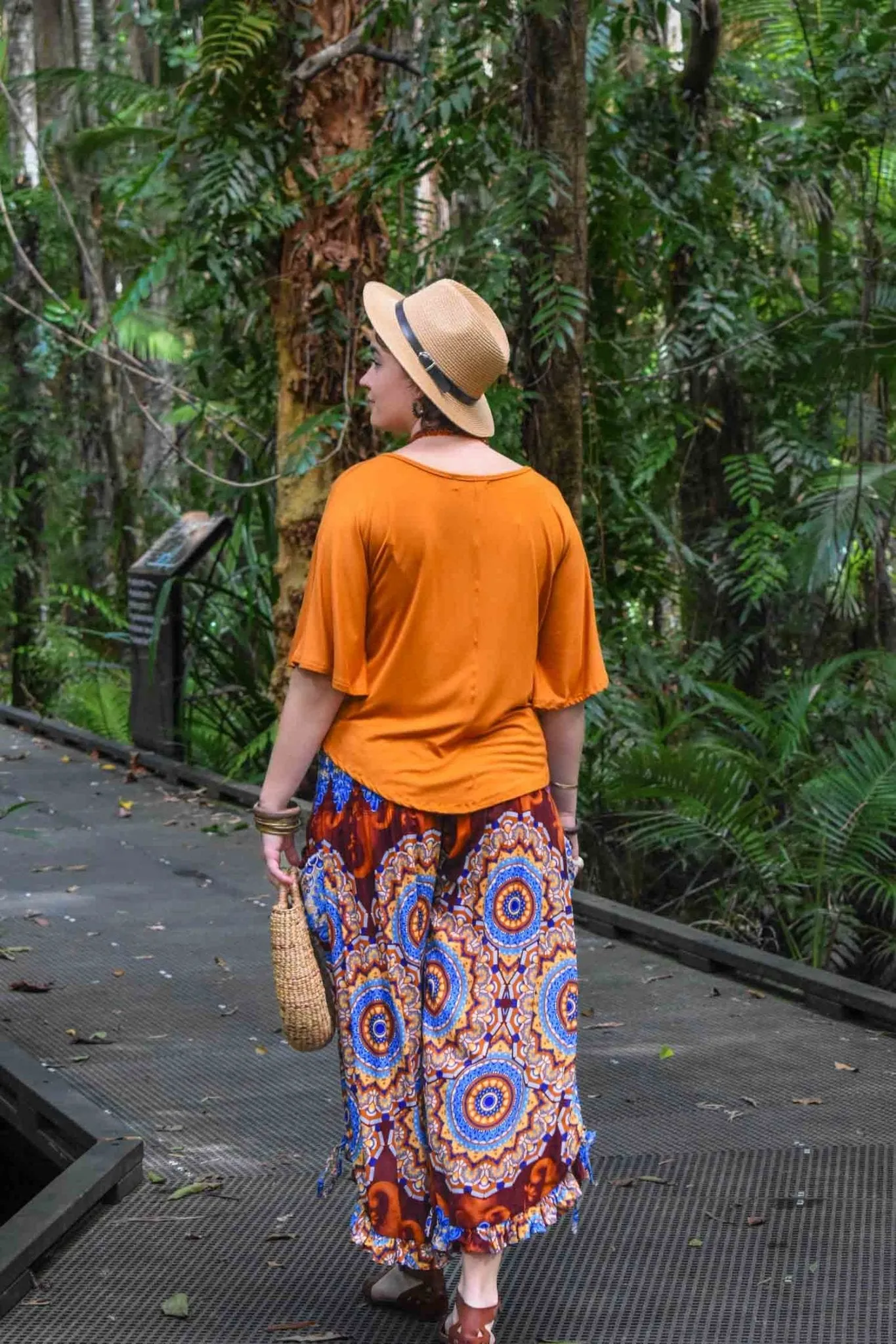 Avalon Batwing Top - Ochre