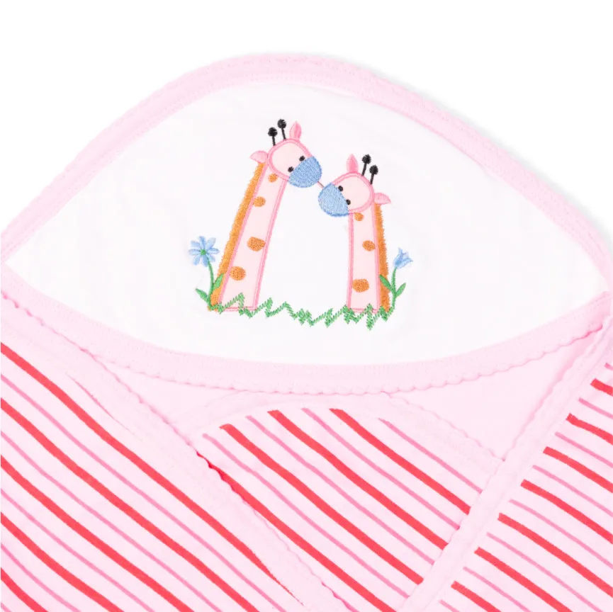 Baby Hooded Towel Interlock Stripes