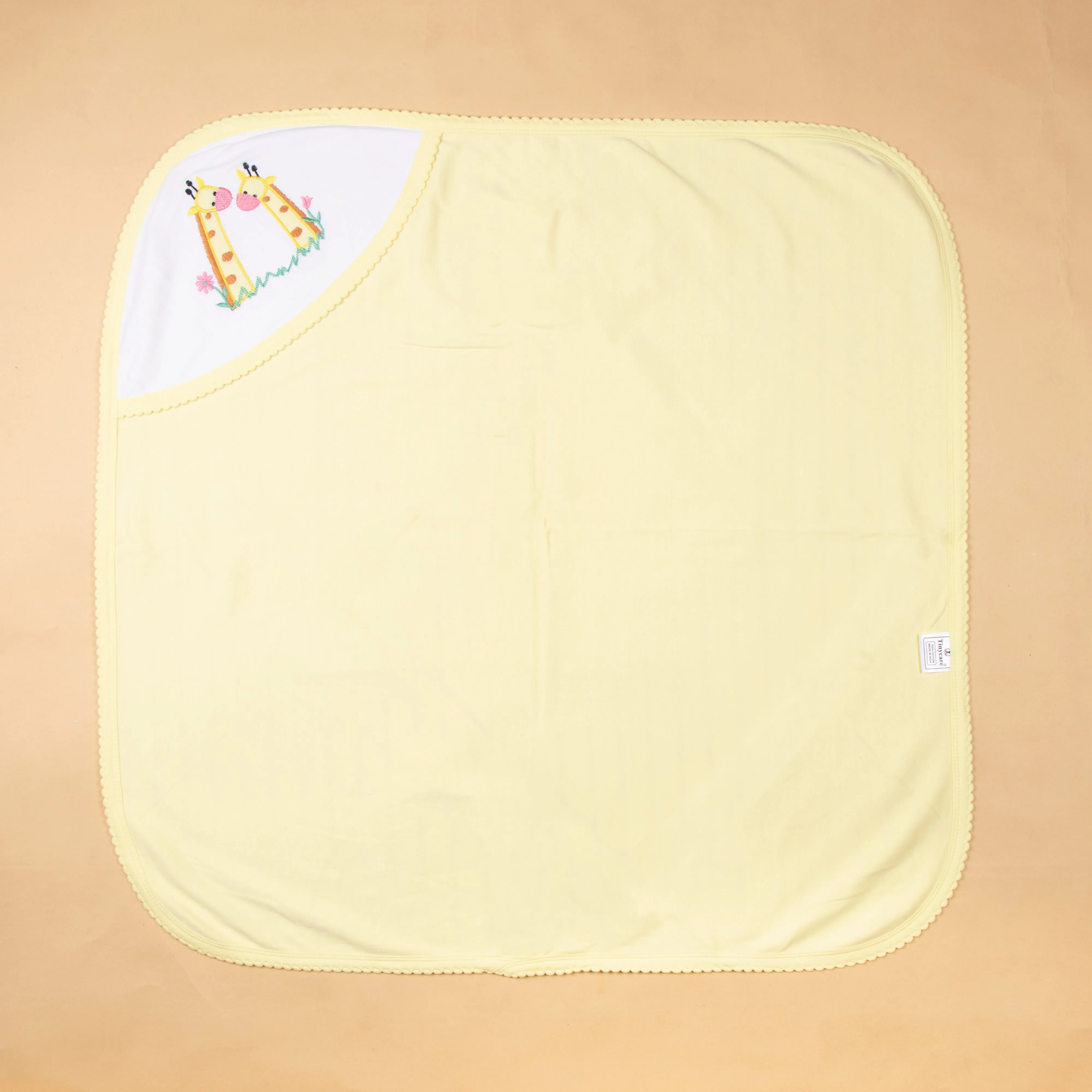 Baby Hooded Towel Interlock Stripes