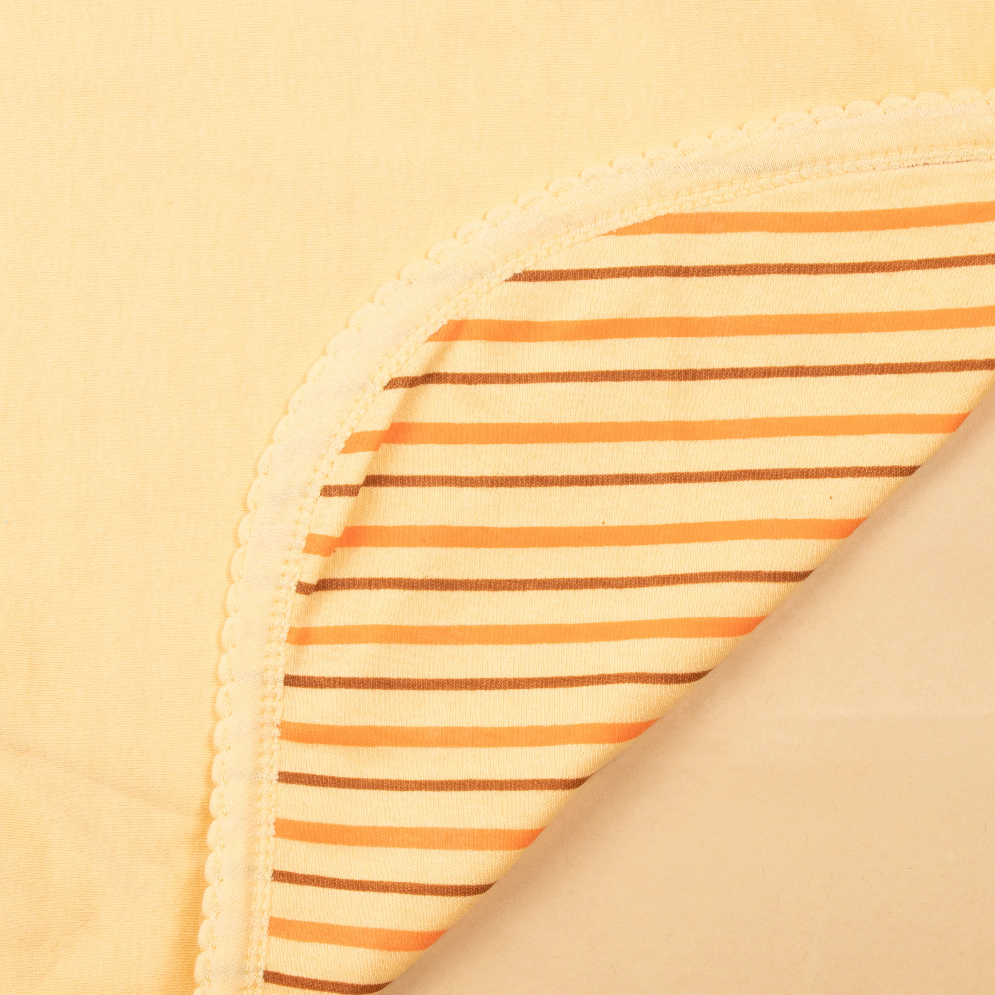 Baby Hooded Towel Interlock Stripes