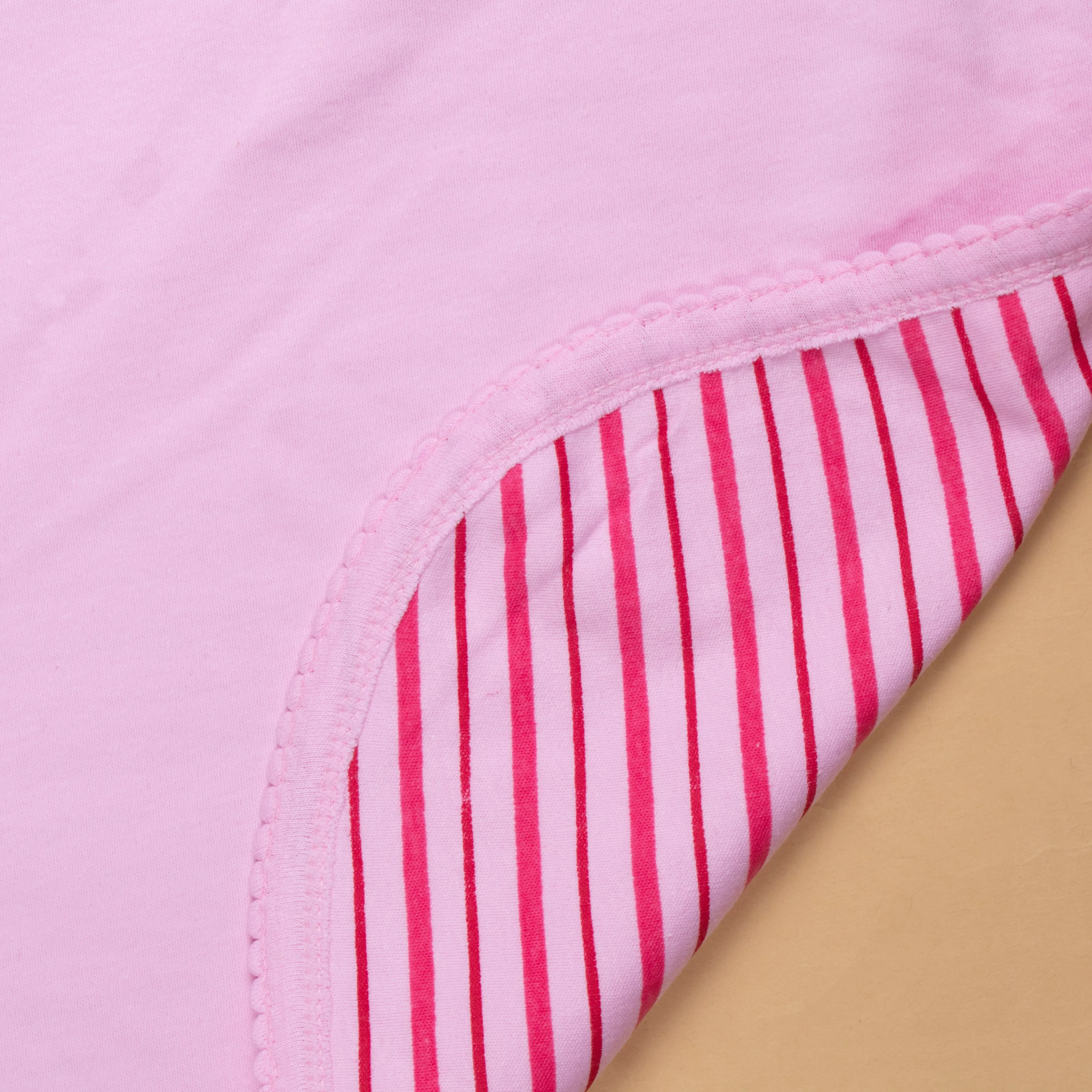 Baby Hooded Towel Interlock Stripes