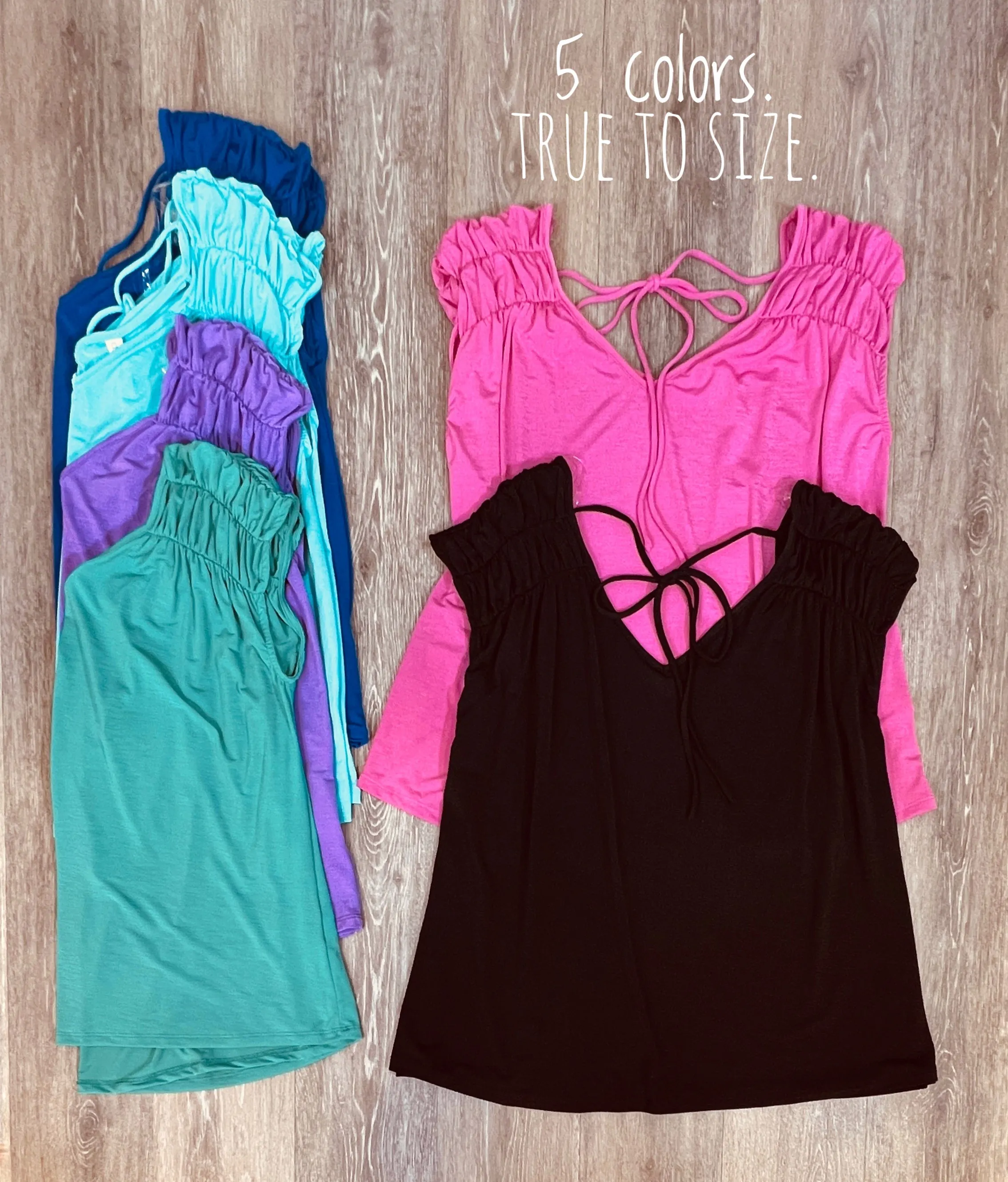 Blue Chic Detail Top