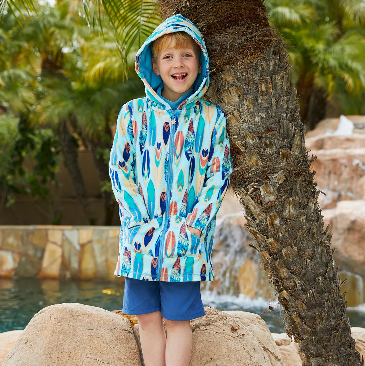Boy's Hooded Terry Beach Cover-Up | FINAL SALE