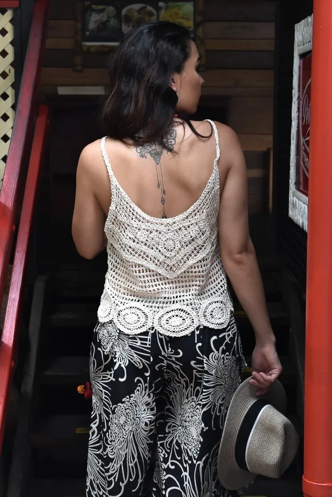 Chanice Crop Top - Cream