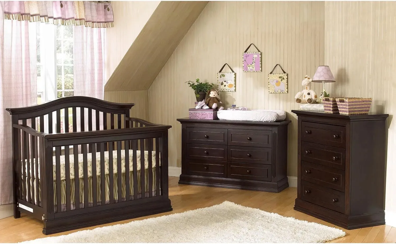 Dakota Toddler Guard Rail in Espresso Finish
