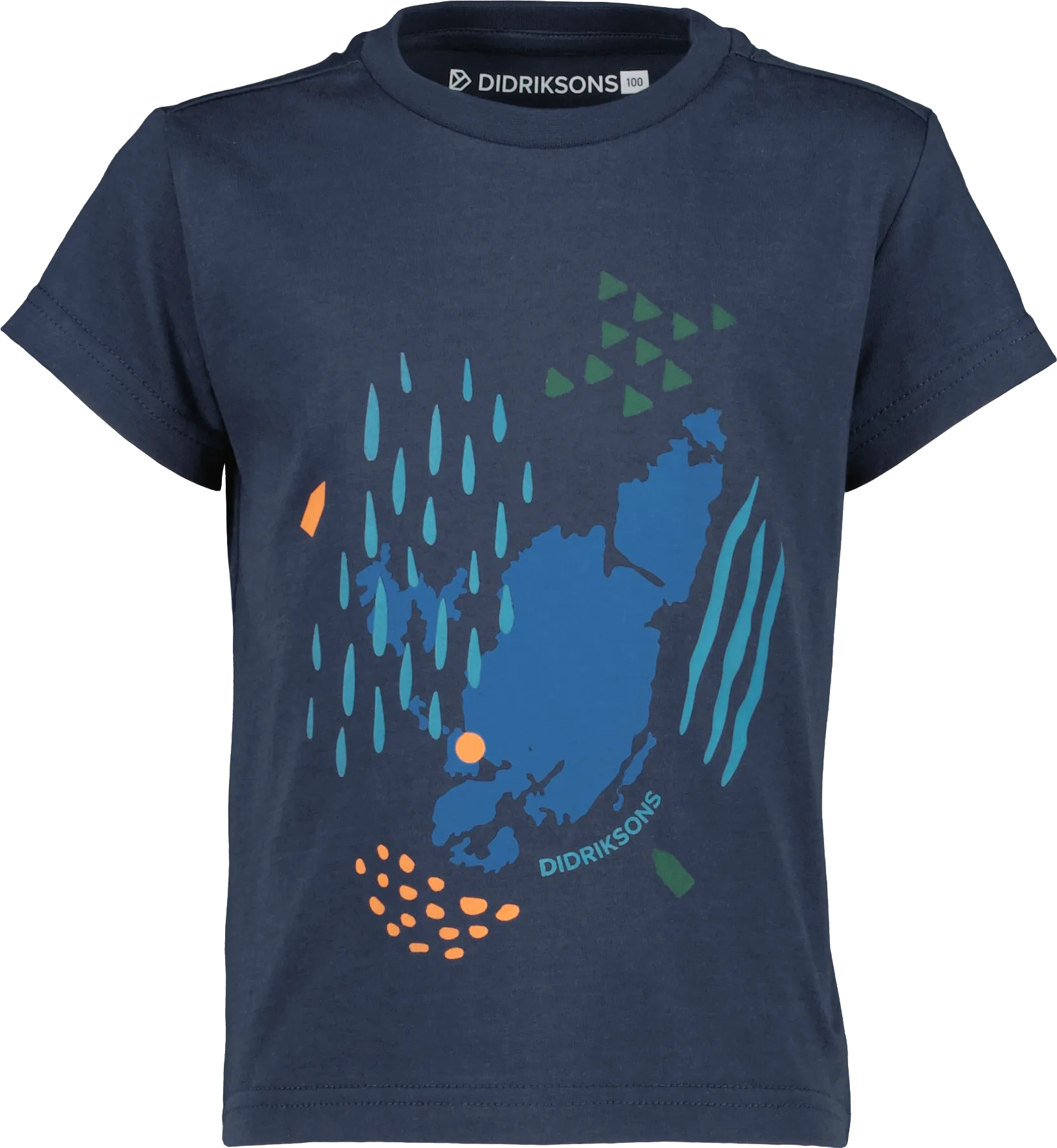 Didriksons Kids&#x27; Mynta T-Shirt Navy | Buy Didriksons Kids&#x27; Mynta T-Shirt Navy here | Outnorth