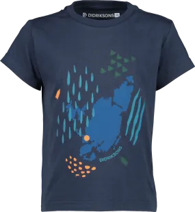 Didriksons Kids&#x27; Mynta T-Shirt Navy | Buy Didriksons Kids&#x27; Mynta T-Shirt Navy here | Outnorth