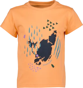 Didriksons Kids&#x27; Mynta T-Shirt Papaya Orange | Buy Didriksons Kids&#x27; Mynta T-Shirt Papaya Orange here | Outnorth