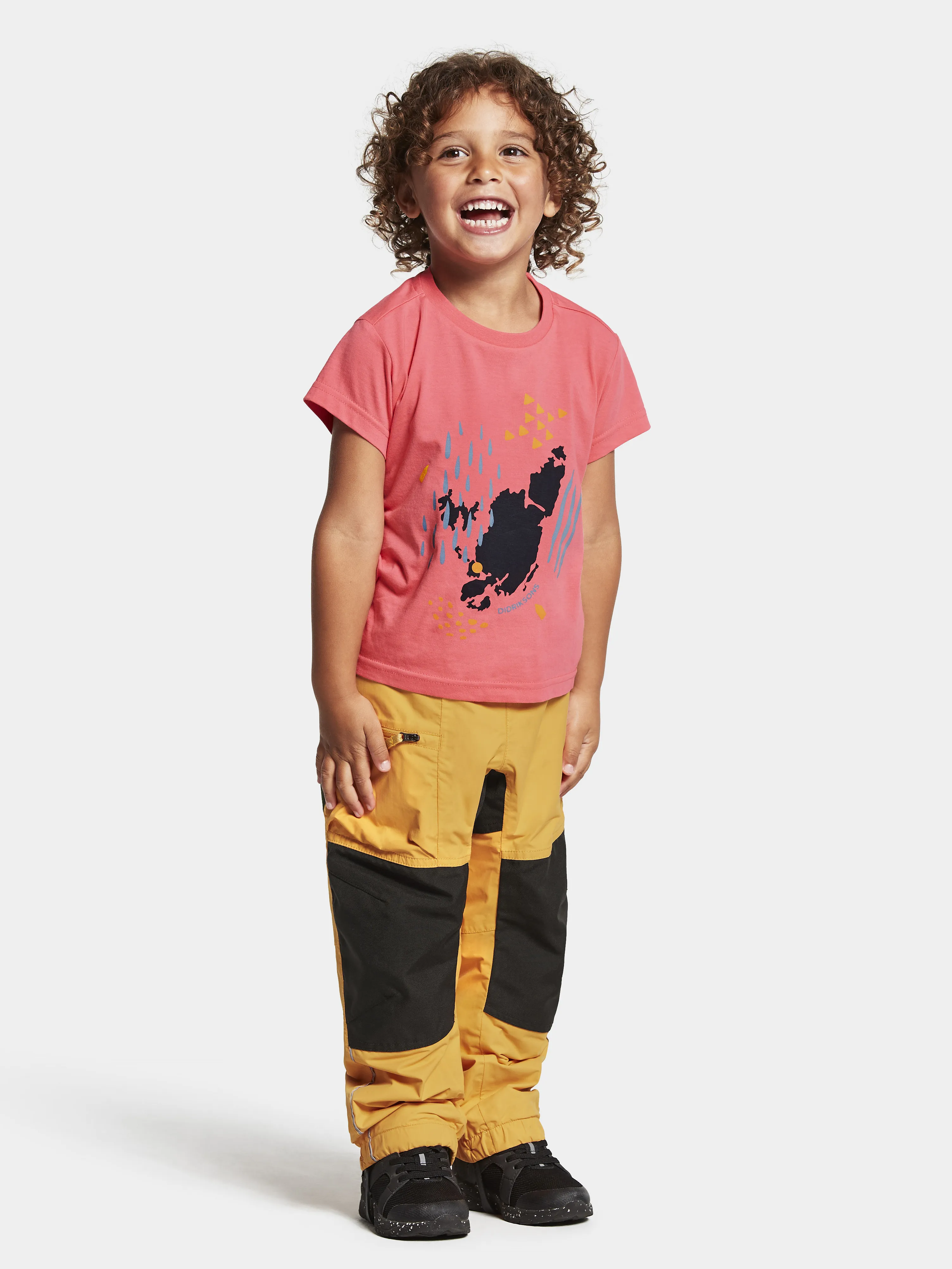 Didriksons Kids&#x27; Mynta T-Shirt Peachy Pink | Buy Didriksons Kids&#x27; Mynta T-Shirt Peachy Pink here | Outnorth