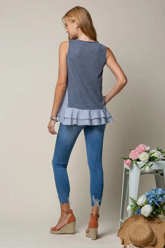 Double Ruffled Top