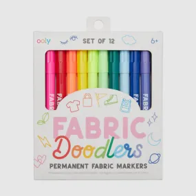 Fabric Doodlers Markers - Set of 12