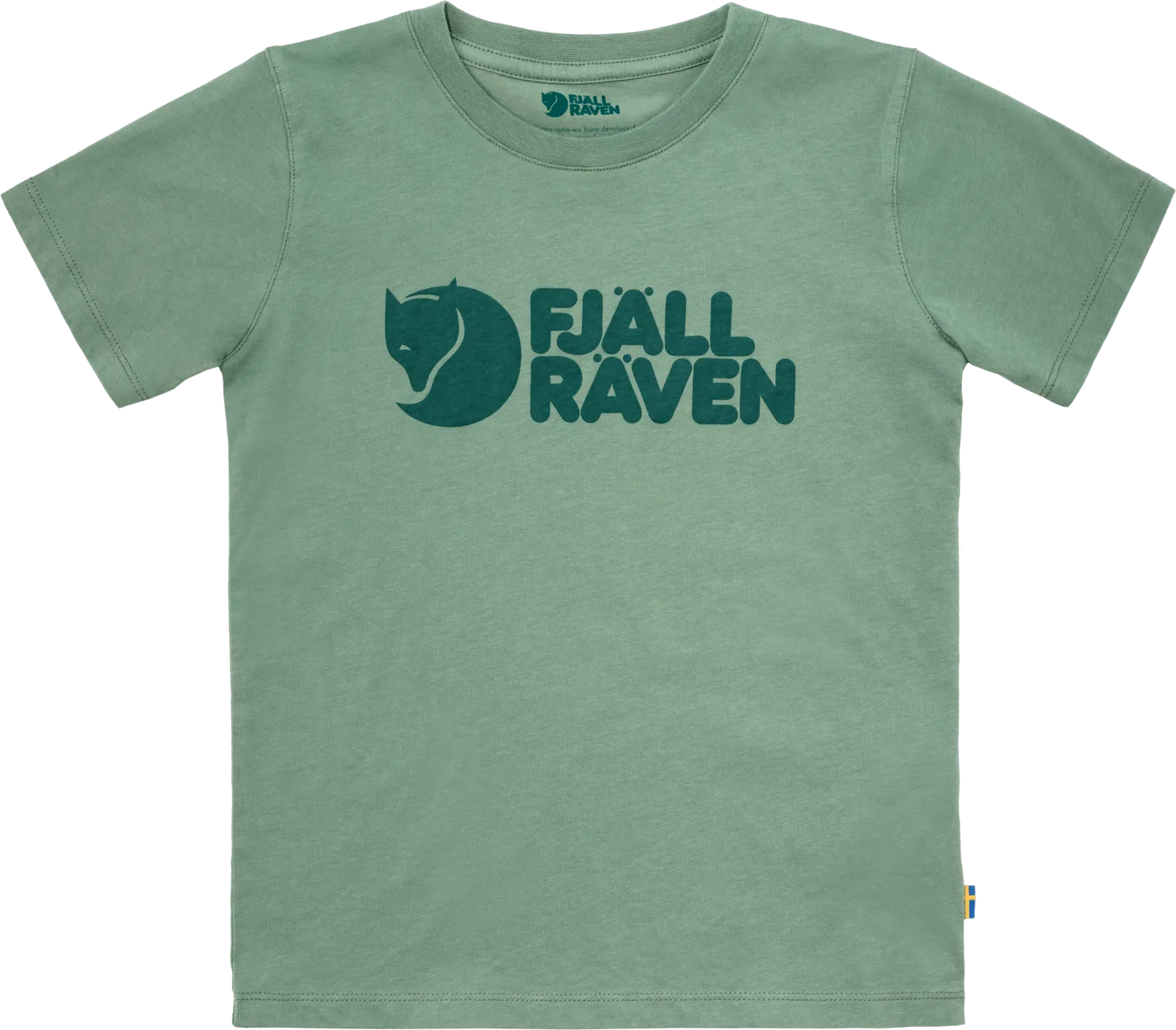 Fjällräven Kids&#x27; Fjällräven Logo T-Shirt Patina Green | Buy Fjällräven Kids&#x27; Fjällräven Logo T-Shirt Patina Green here | Outnorth