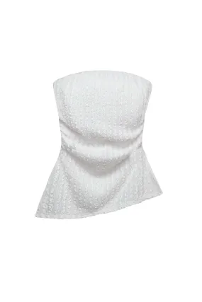 Gemma Tube Top (White)