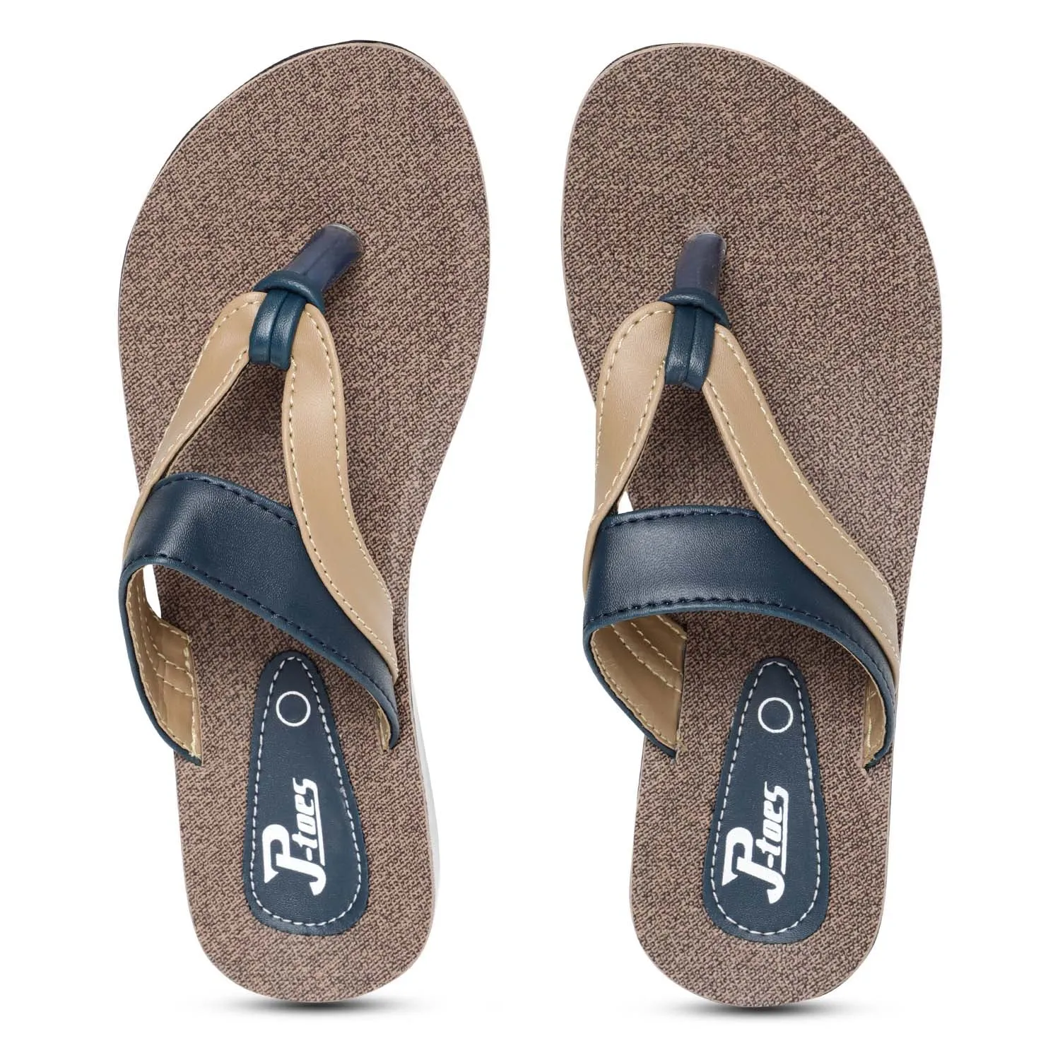 Girls' Tan P-Toes Sandal