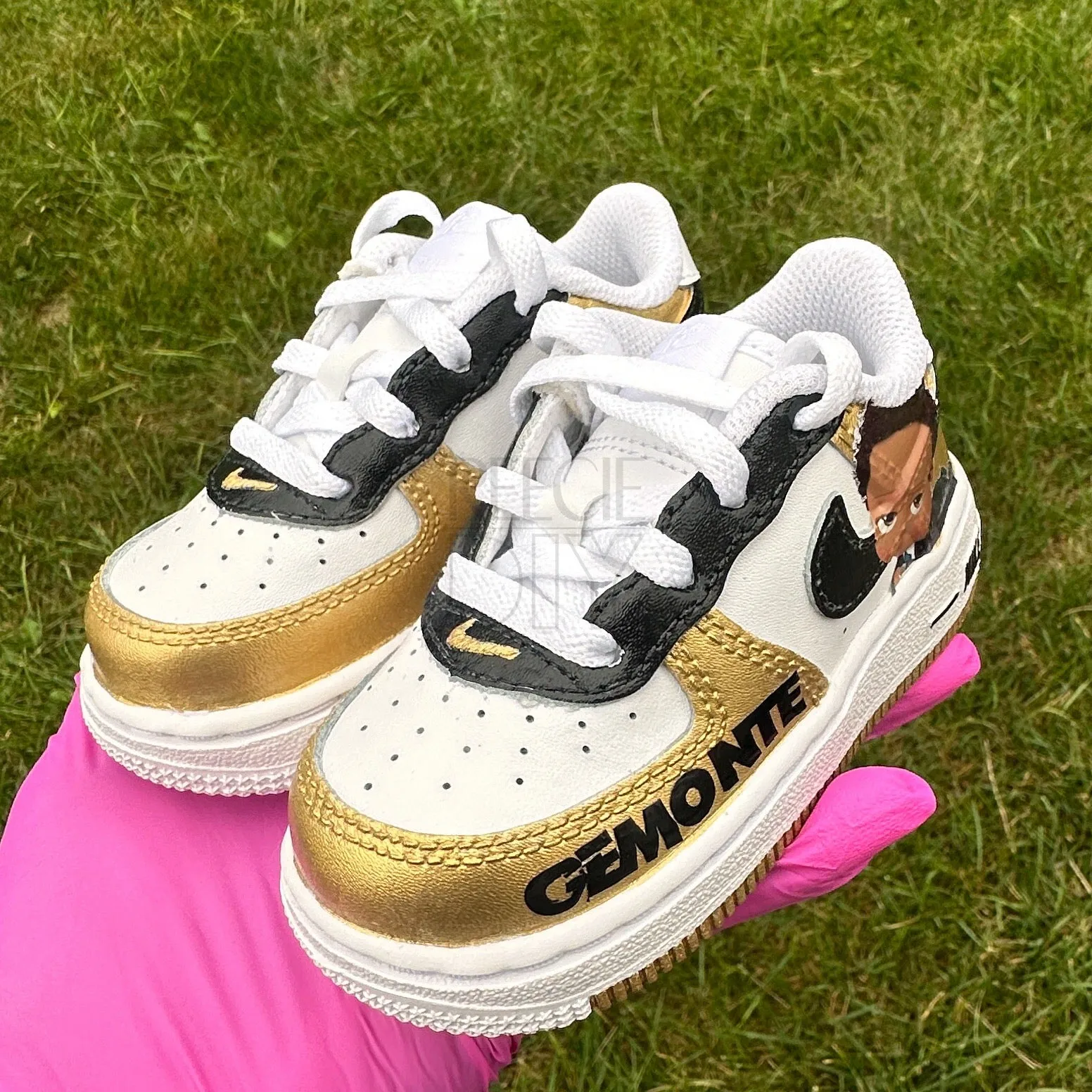 Golden Graffiti Custom Air Force 1
