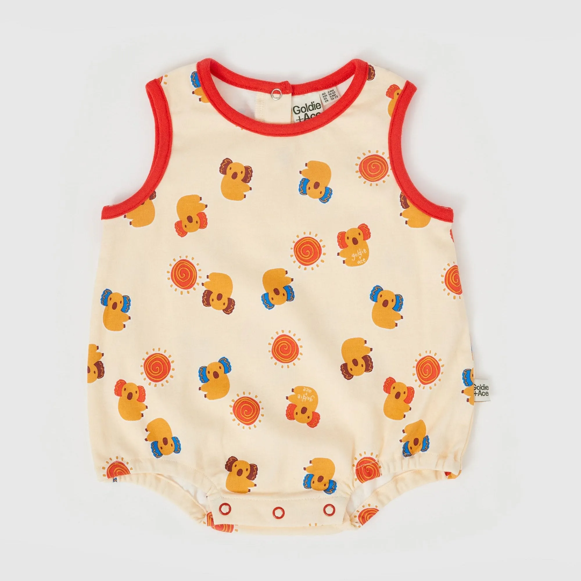Goldie   Ace Klip On Koala Bubble Romper