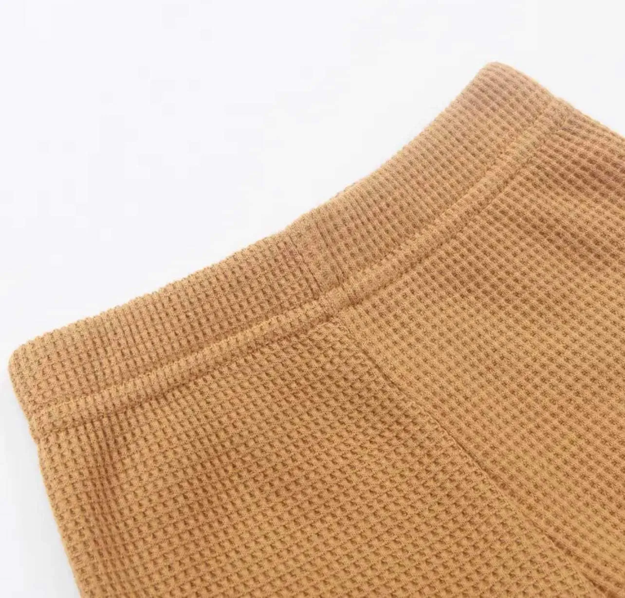 Happy Two Piece Long Sleeve Caramel Set