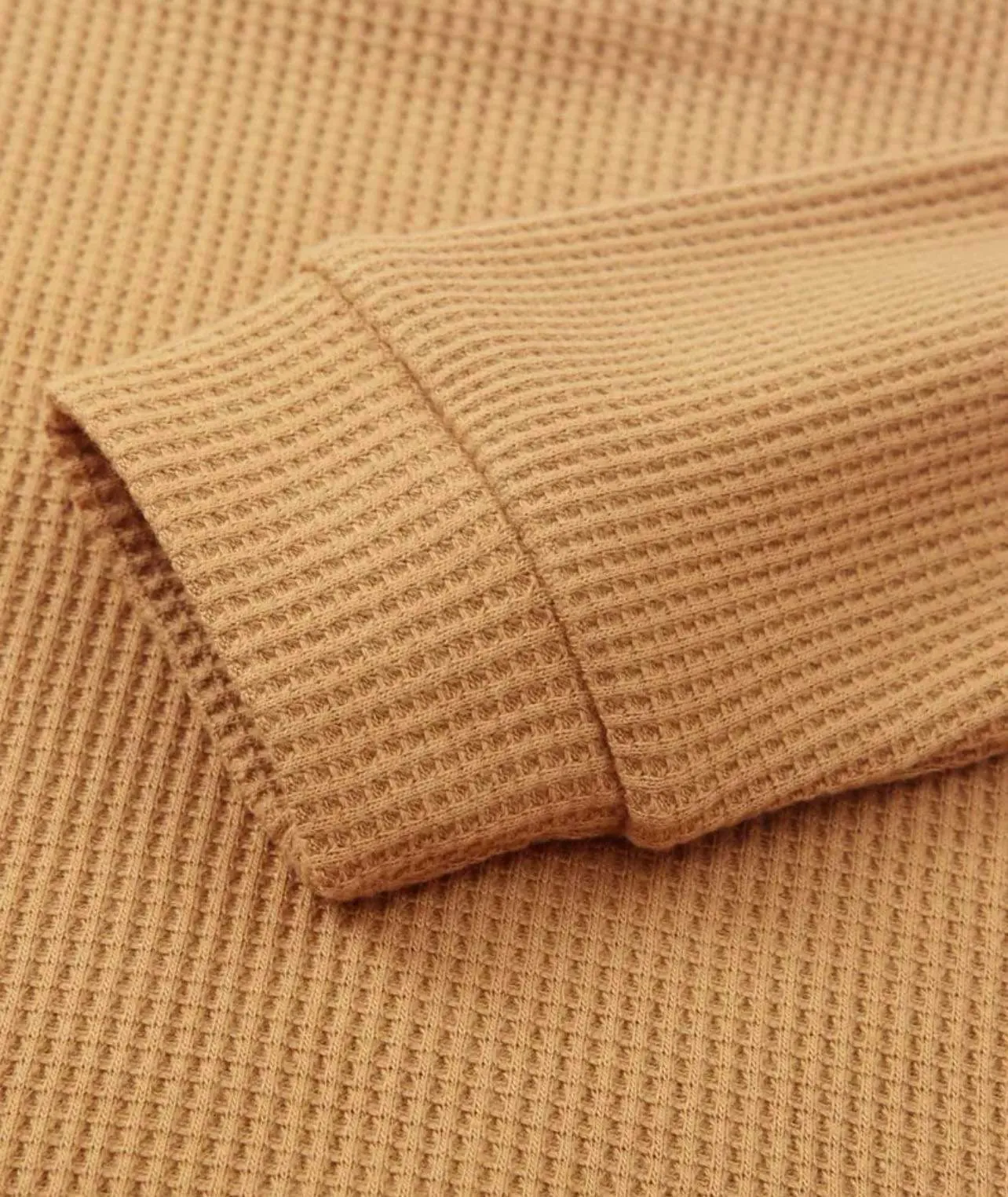 Happy Two Piece Long Sleeve Caramel Set