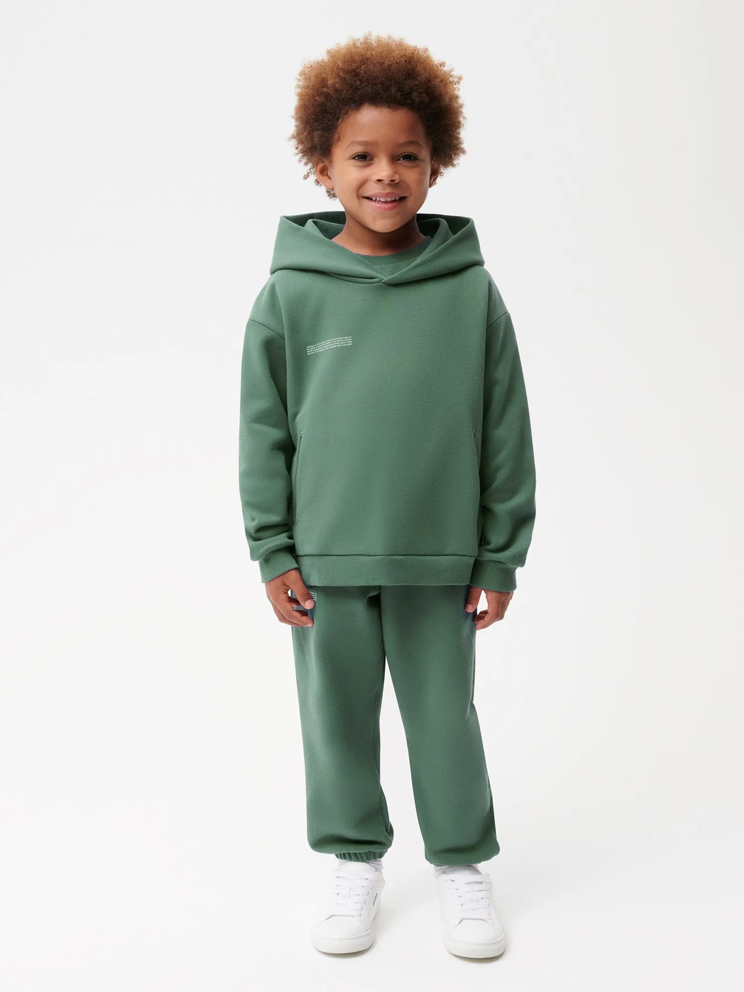 Kids' 365 Midweight Hoodie—forest green