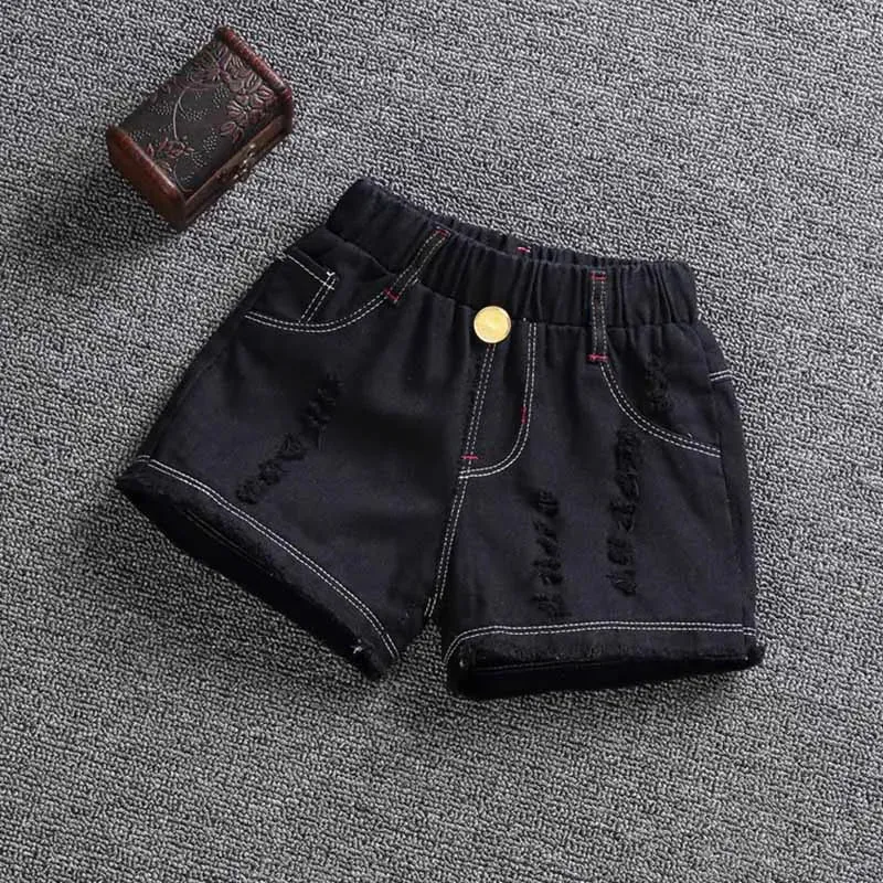 Kids Girl Summer Pants 3-9 Years Children Casual Candy Color Cotton Short Pants