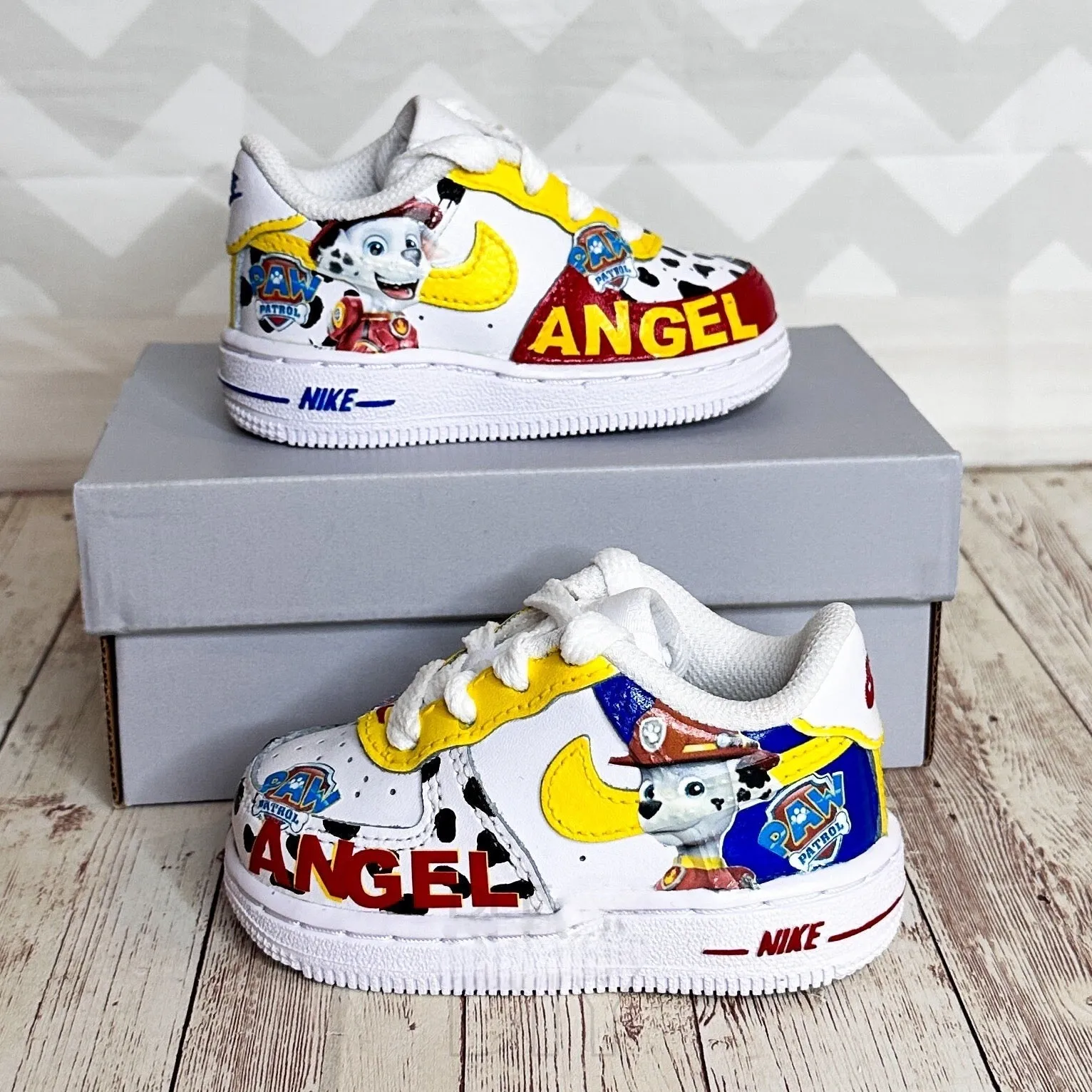 Kids PAW Patrol Cartoon Custom Air Force 1