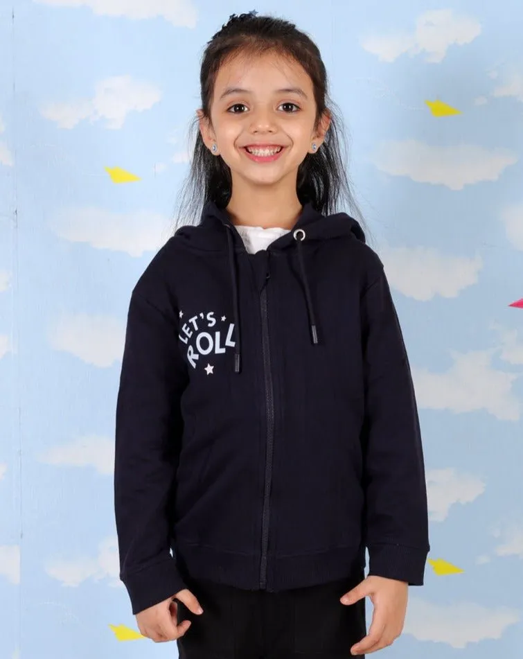 Kids Zipper Jacket of 2- Lets Roll & Cool Unicorn