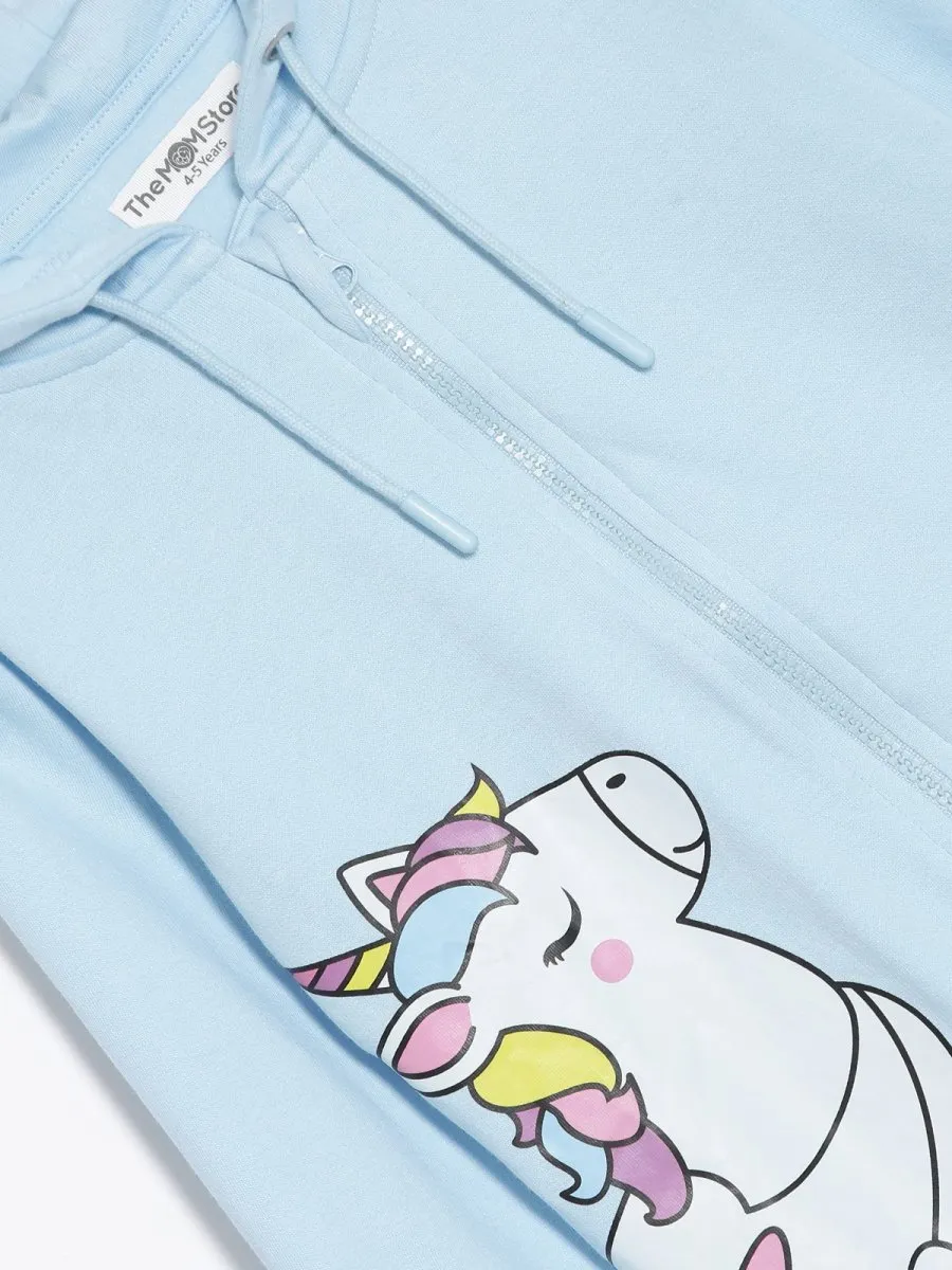 Kids Zipper Jacket of 2- Lets Roll & Cool Unicorn