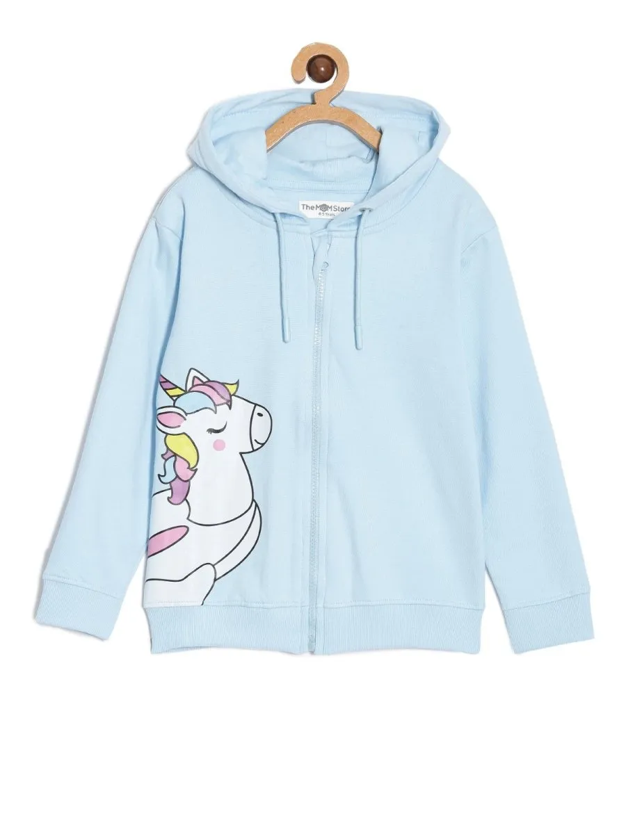 Kids Zipper Jacket of 2- Lets Roll & Cool Unicorn