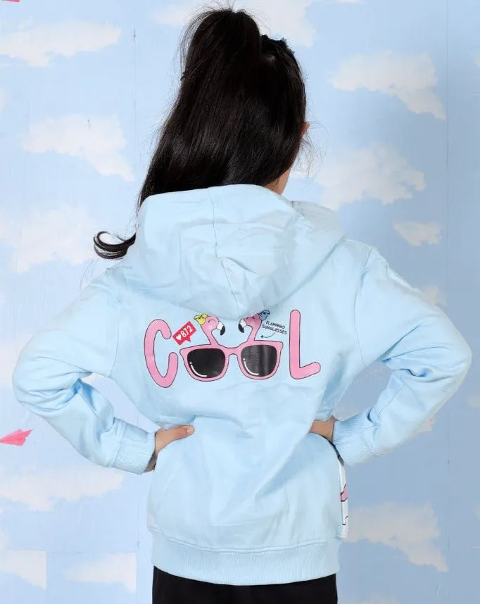 Kids Zipper Jacket of 2- Lets Roll & Cool Unicorn