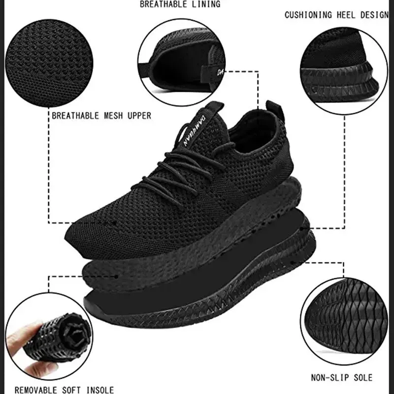 Men's Breathable Walking Shoes Lightweight Comfortable