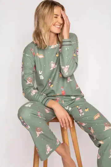 My Dog Is My Boo Lounge Set - Top