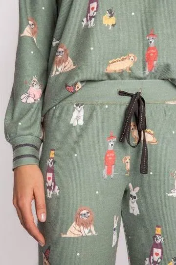 My Dog Is My Boo Lounge Set - Top