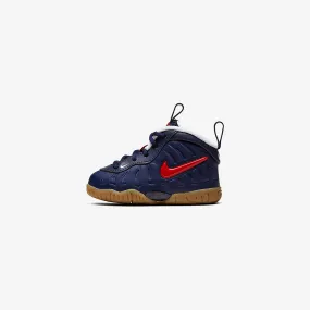 Nike Little Posite Pro (TD) Blue Void University Red White 843769-405