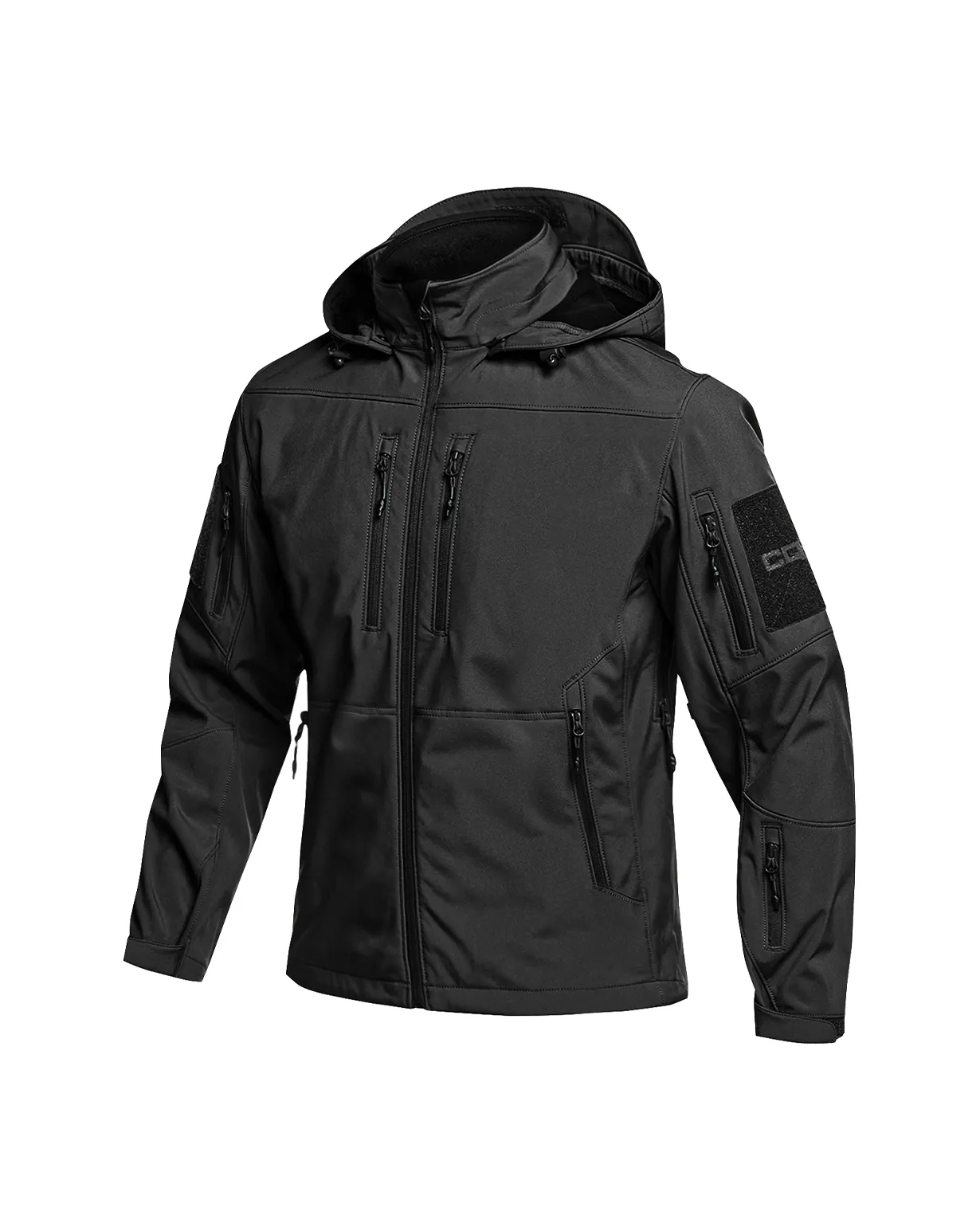 Mens Softshell Hoodie Jacket - Versatile Weather-Resistant Outerwear [Model HOK806]