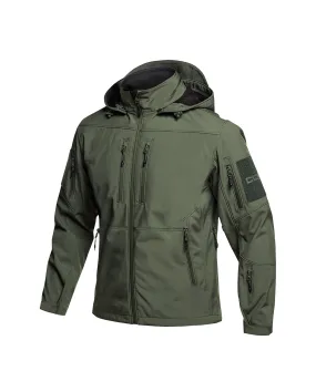 Mens Softshell Hoodie Jacket - Versatile Weather-Resistant Outerwear [Model HOK806]