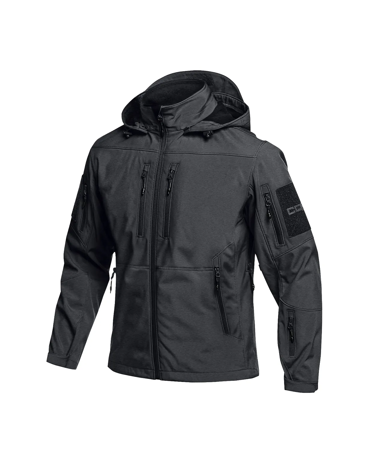 Mens Softshell Hoodie Jacket - Versatile Weather-Resistant Outerwear [Model HOK806]