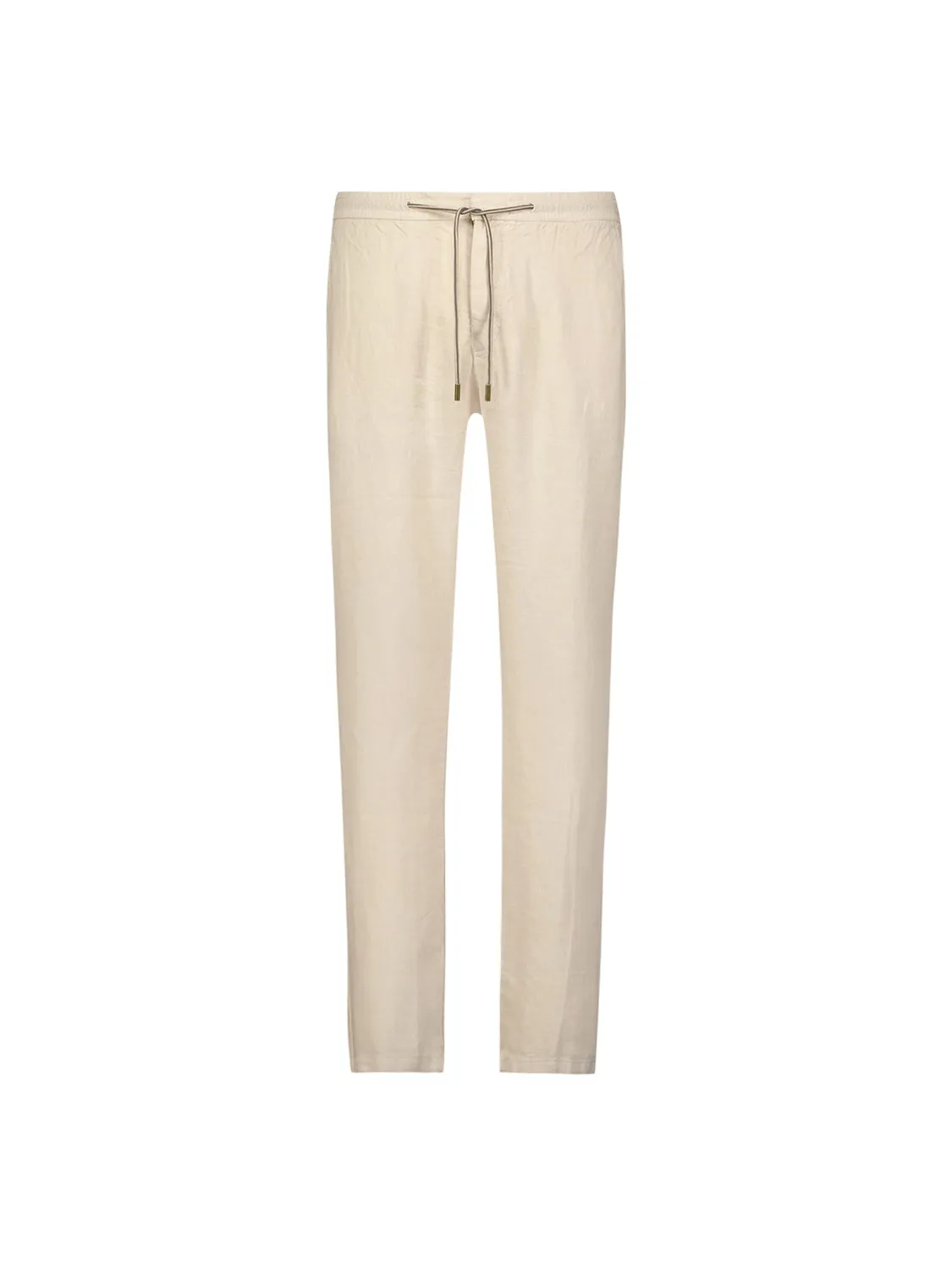 Pants Linen Garment Dyed | Cement