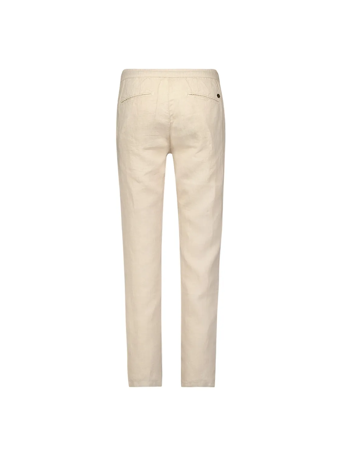 Pants Linen Garment Dyed | Cement