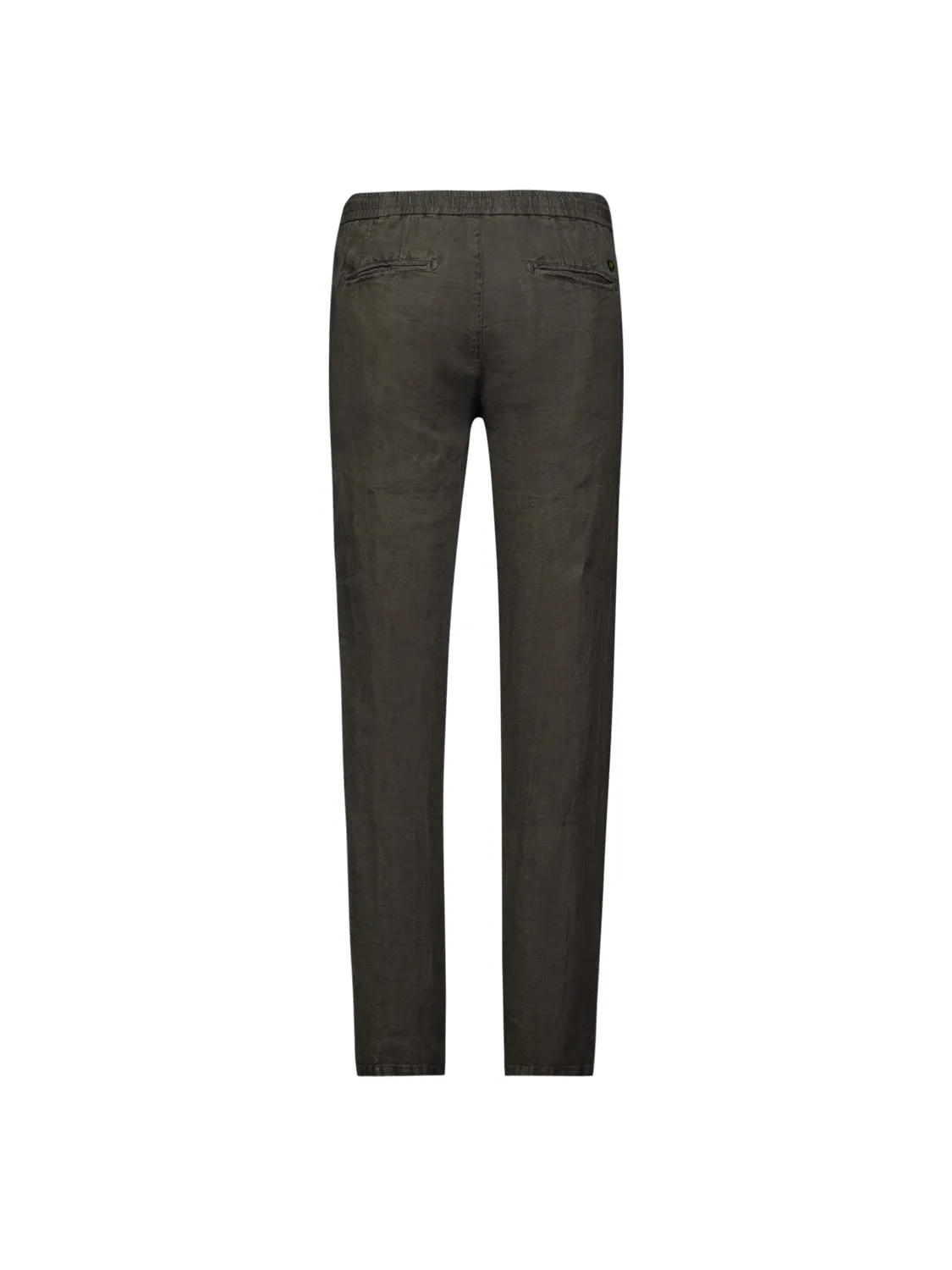 Pants Linen Garment Dyed | Motorblack