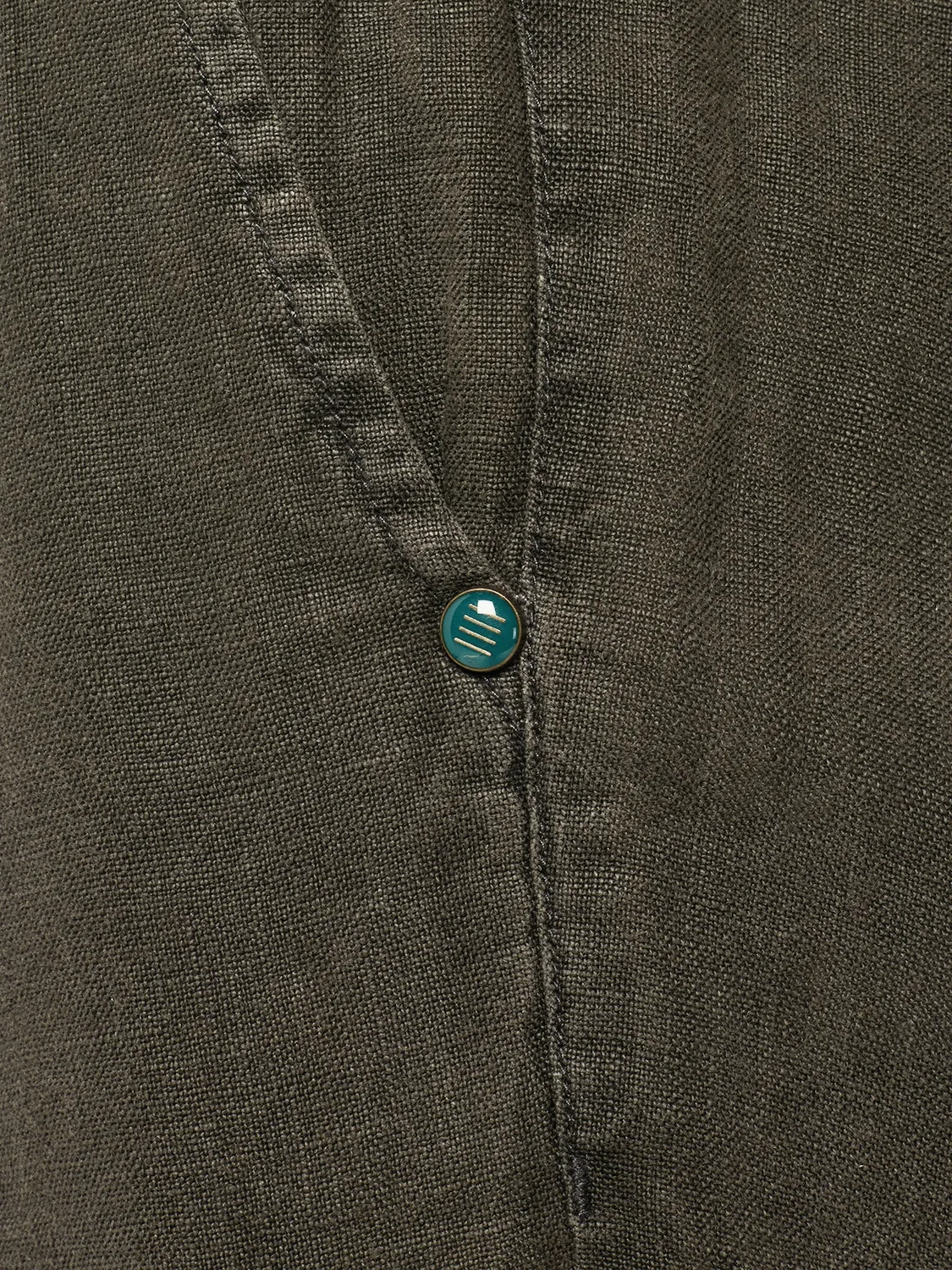 Pants Linen Garment Dyed | Motorblack