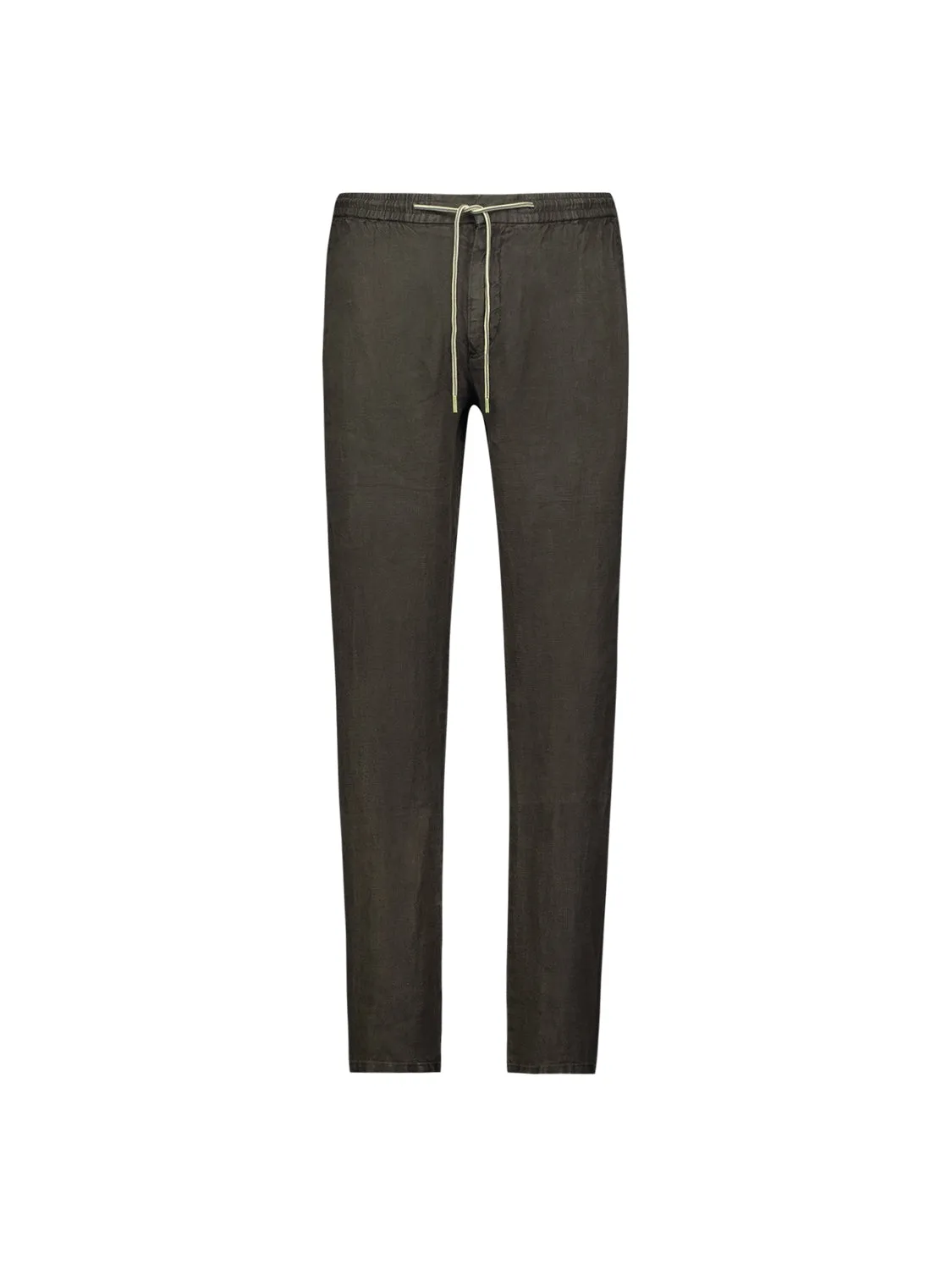 Pants Linen Garment Dyed | Motorblack