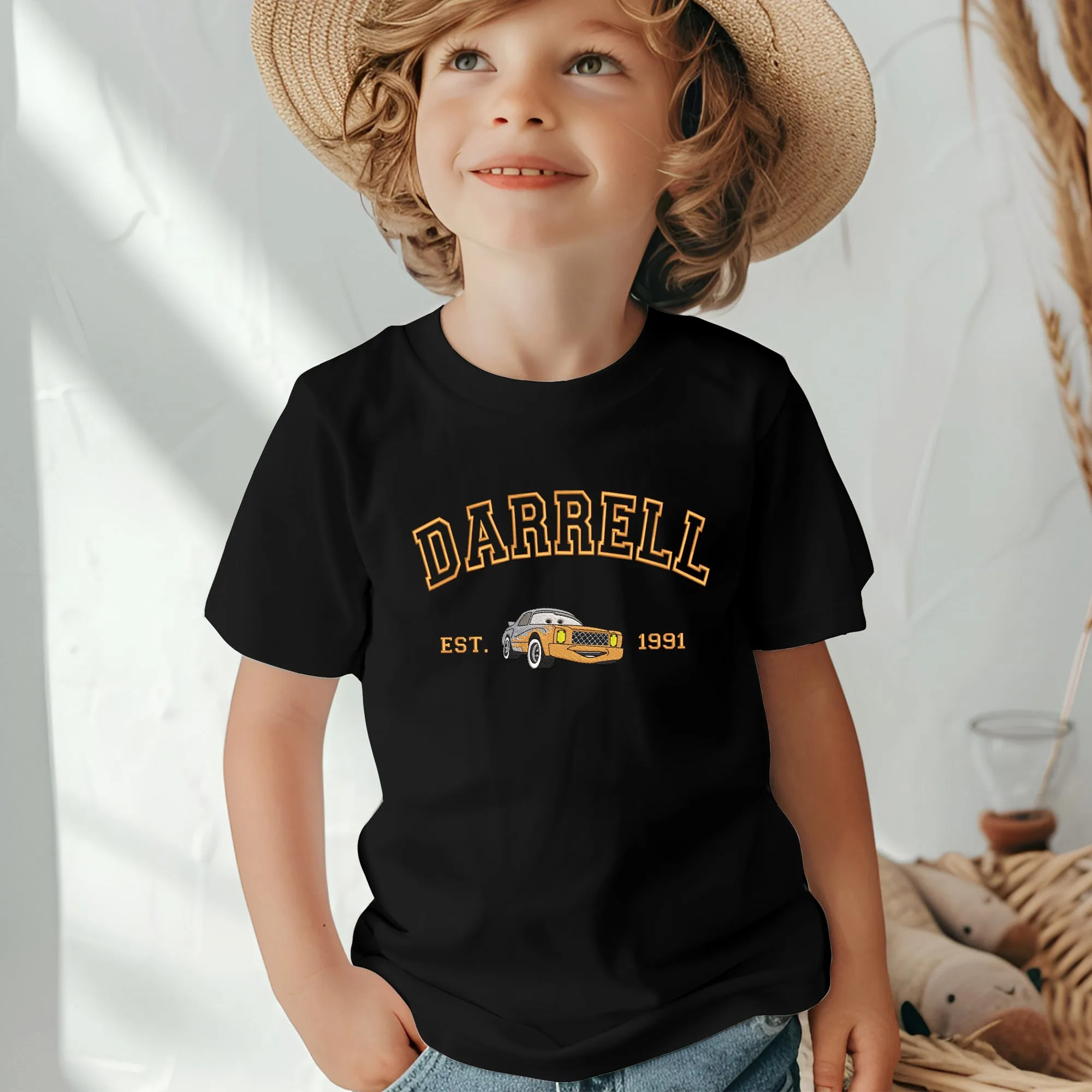 Personalized Disney Darrell Embroidered  Toddler T-shirt