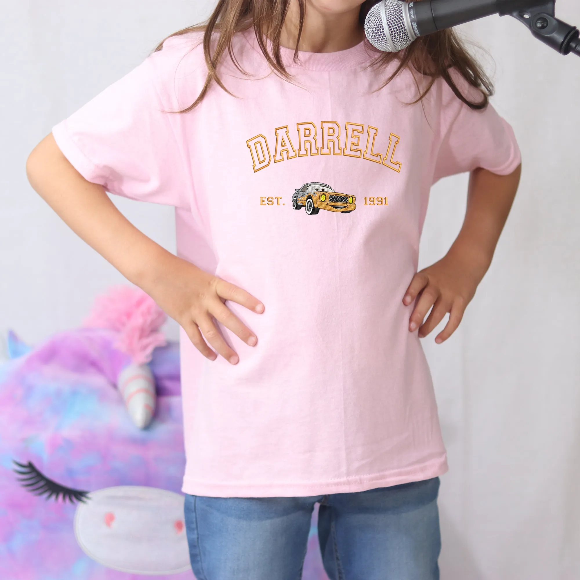 Personalized Disney Darrell Embroidered  Toddler T-shirt