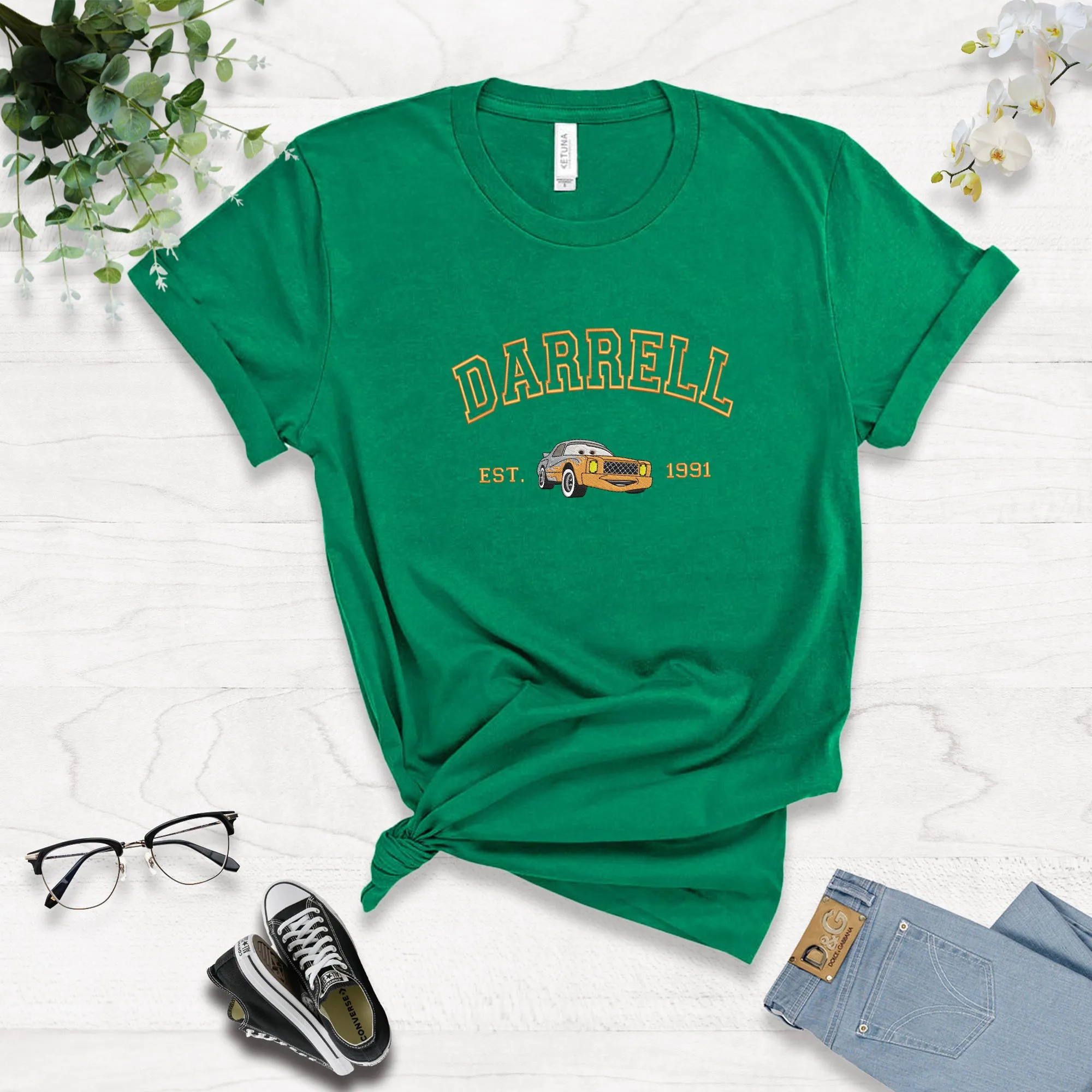 Personalized Disney Darrell Embroidered  Toddler T-shirt