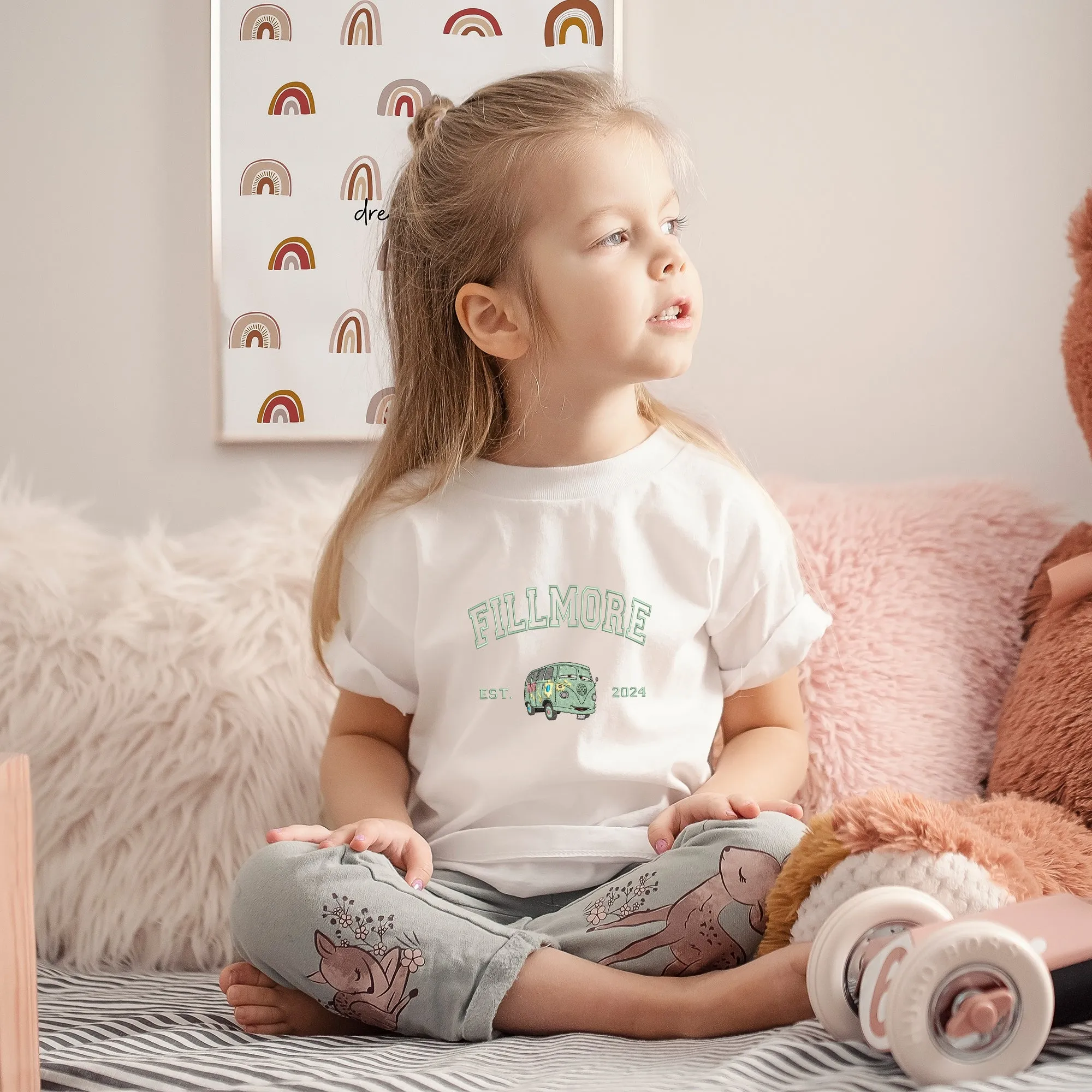 Personalized Disney Fillmore Embroidered  Toddler T-shirt