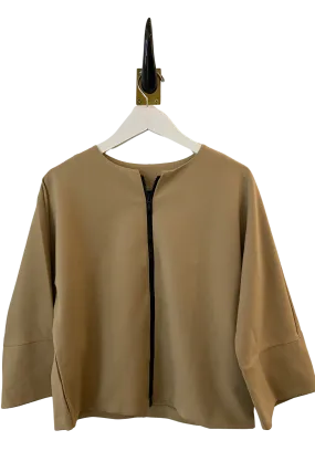 Peter O. Mahler Camel Soft Zip Jacket